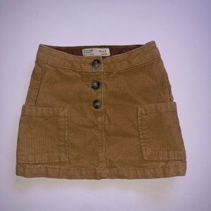 ZARA Cord Mini Skirt